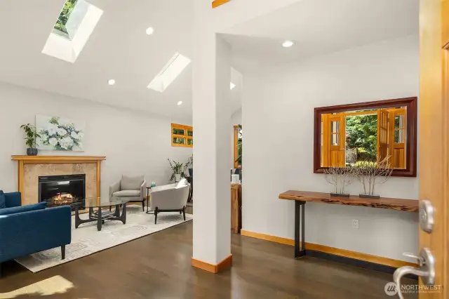 A grand entry foyer opens to a casual, spacious, comfortable and welcoming floor plan.
