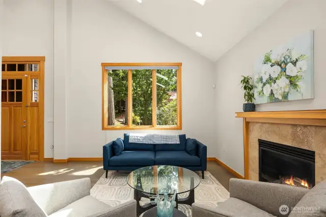 Bright and abundantly light filled throughout with vaulted ceilings and a total of 10 skylights.