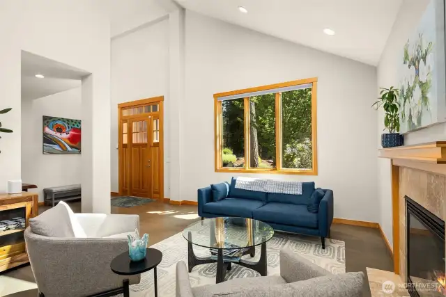 The seamless, casual & airy living room and dining room provides flexible and usable living space.