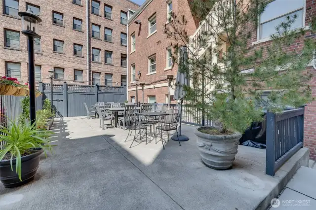 Back patio to enjoy!
