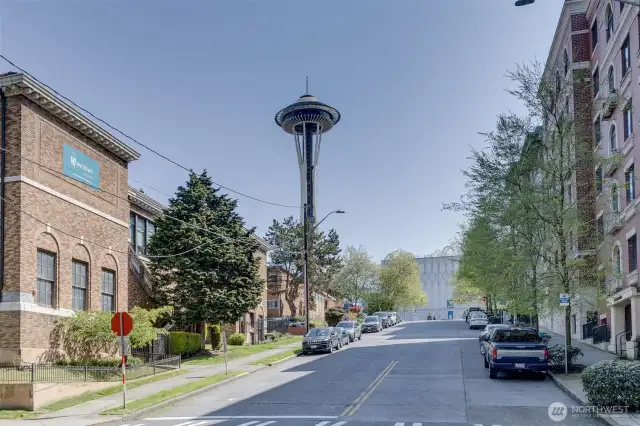 So close o the Space Needle and the Seattle Center!