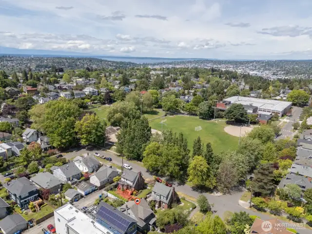 Convenience of local parks & playfields.