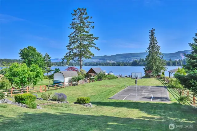 Enormous backyard