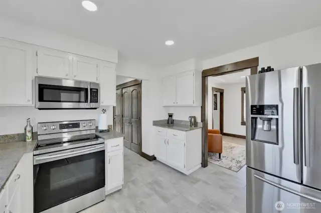 bright kitchen