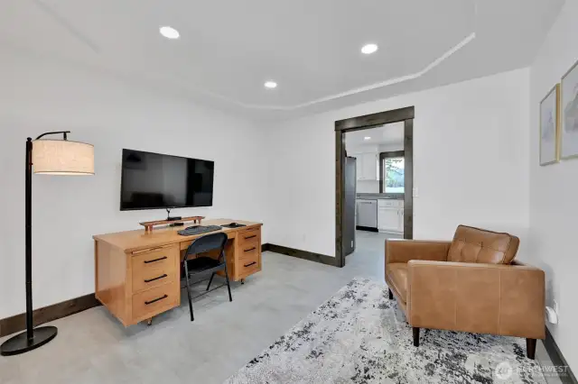 Dining area used as flex space