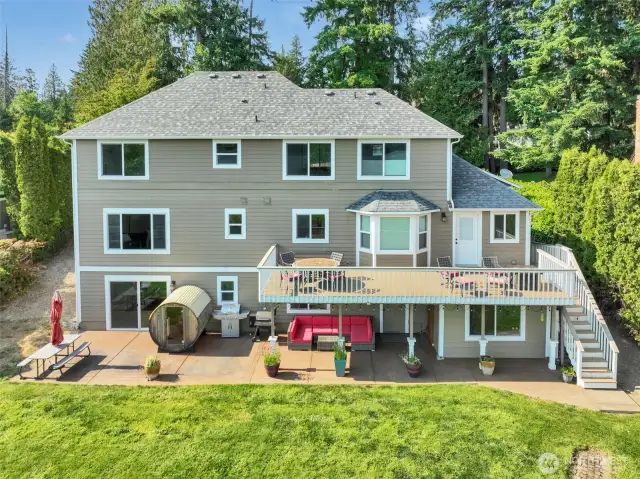 Backside of home water side
