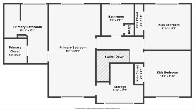Floor plan each level