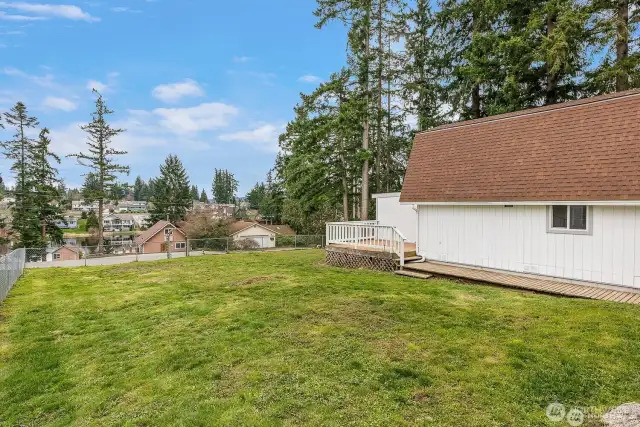 Huge yard