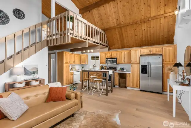 Remodeled kitchen
