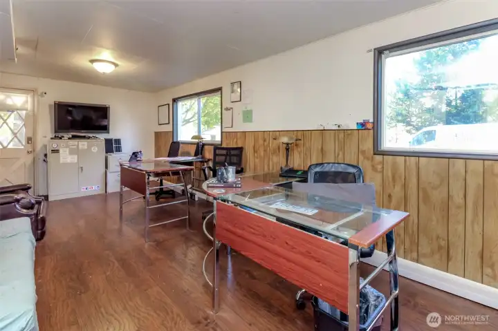 Downstairs bonus room currently used for office, even has its own entrance