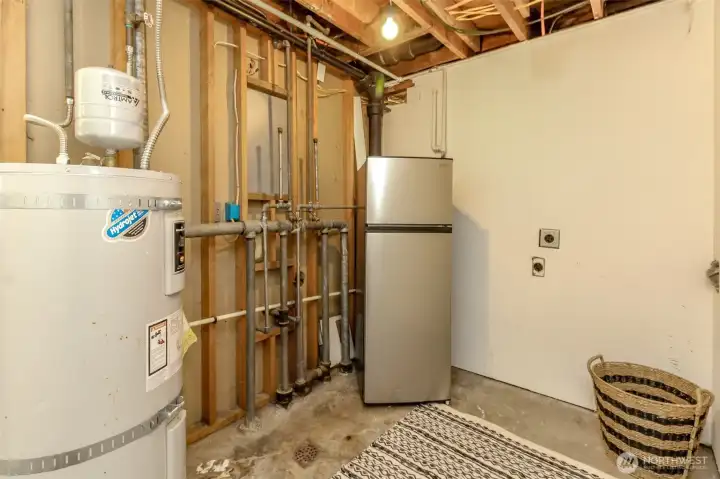 Downstairs laundry room