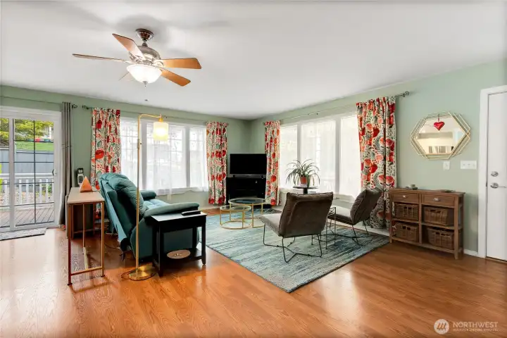 Front room area with plenty of natural light.