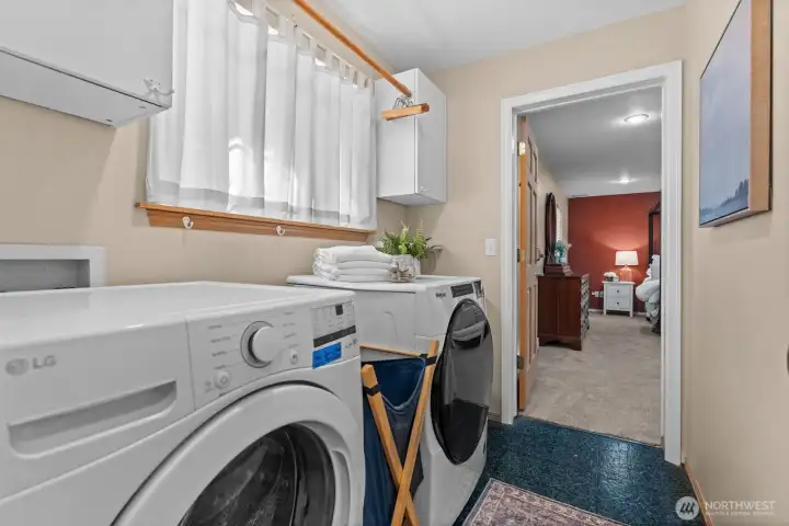 Laundry room on main floor.