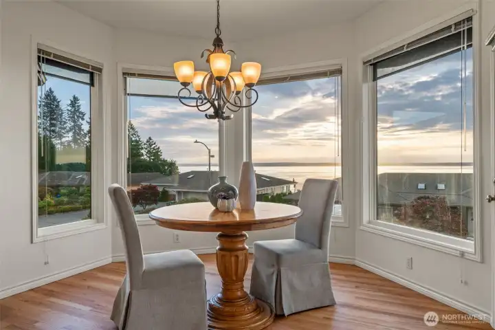 Breakfast nook.
