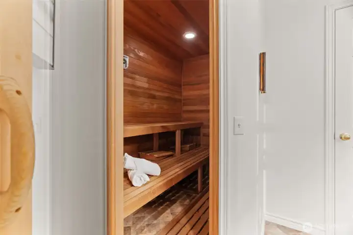 Sauna.