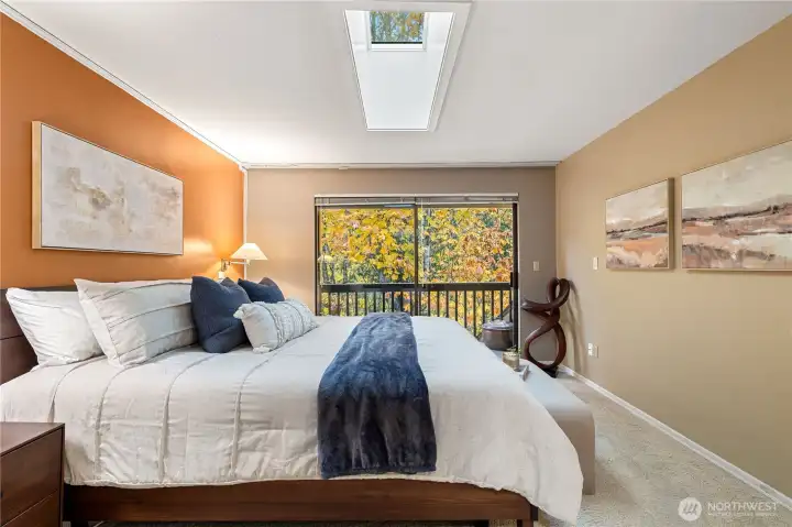 Primary suite skylight