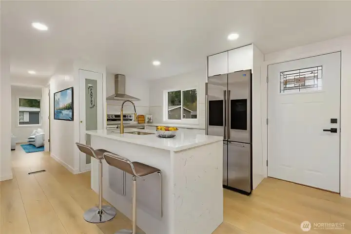 Virtually Stagged Kitchen