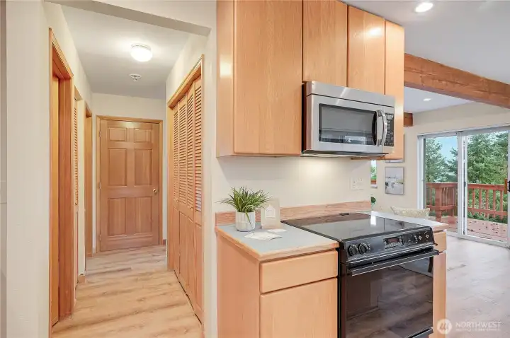 Hallway to Main floor Bath.