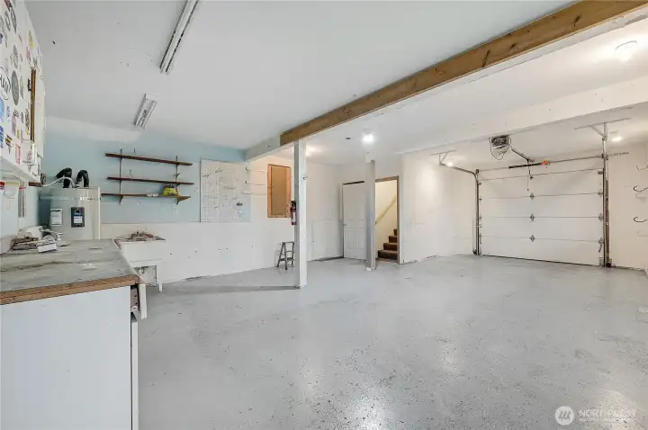 One car garage, Great shop space.
