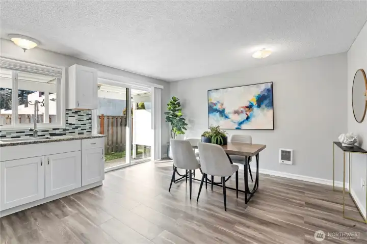 Savor delicious meals in this wonderful dining space.