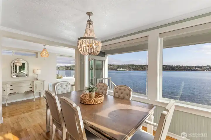 Views from dining area