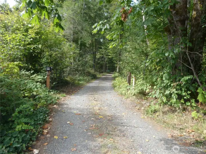 Private, gated access into the property ~ 1st road to the right.