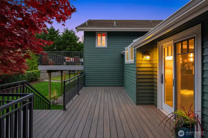 Private deck off the primary suite.