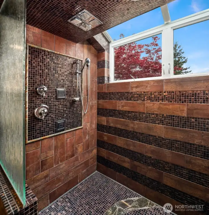 Waterfall shower