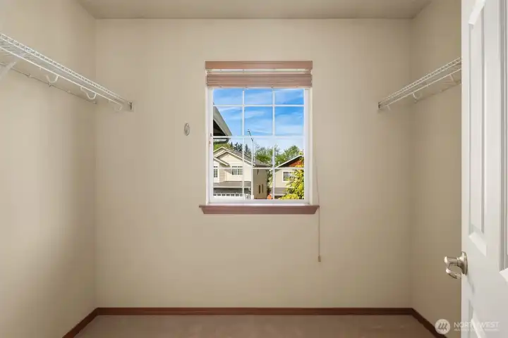 Walk in Primary Closet