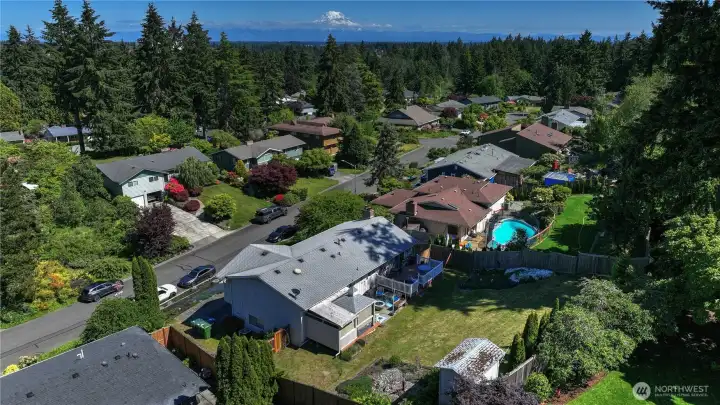 Under the ever watchful eye of gorgeous Mt. Rainier, this quiet Fircrest neighborhood is safe and welcoming and there is a pride of ownership amongst your neighbors.