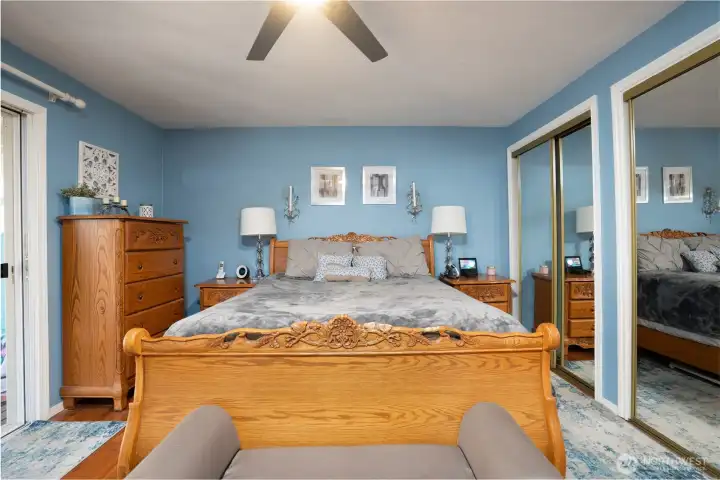 Bedroom number three is the primary.