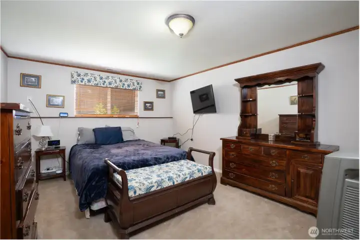 The 4th bedroom stays nice and cool in the summer, but then again, so does the whole house- gotta love A.C.