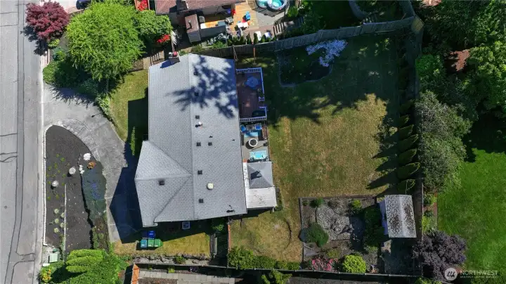 Overhead shot of your new home.
