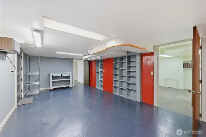 Studio, shop area, dance space, how would you use this room?  Door on the left is to the out side.