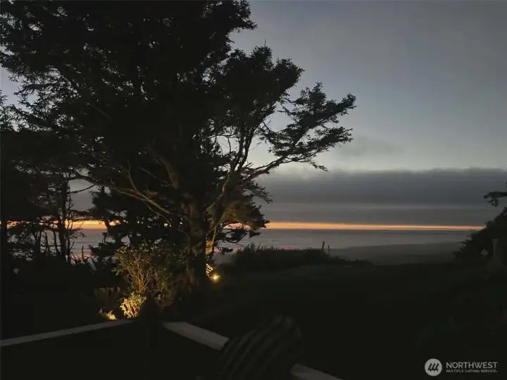 Never get tired of the ever changing skies and ocean waves