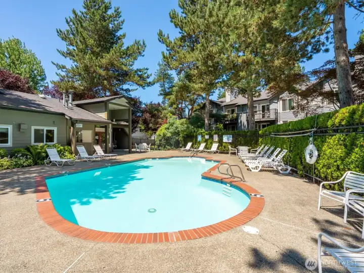 Enjoy access to the community's outdoor pool.