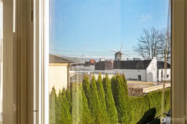 View from second story