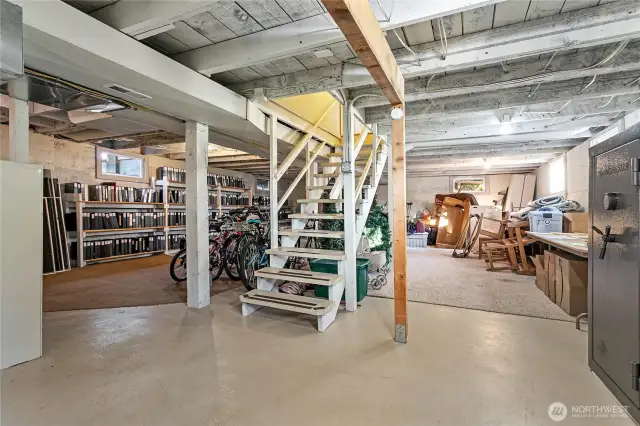 Basement with potential office space or sublet