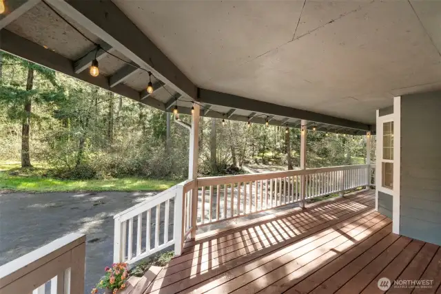 Imagine your rocking chair right here along with morning sunshine, birds singing and a cup of coffee!