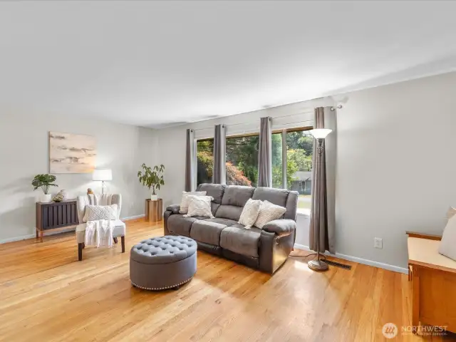 The freshly painted interior provides a bright and airy ambiance, making the home feel both cozy and expansive.