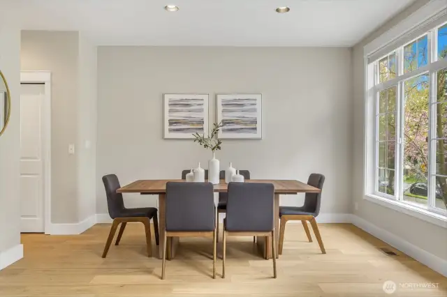 Generously Sized Dining Room for Entertaining, Homework, or Game Night
