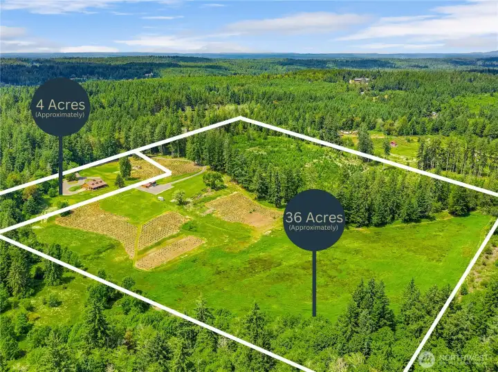 Estimated property lines and lot sizes - not guaranteed to be exact.
