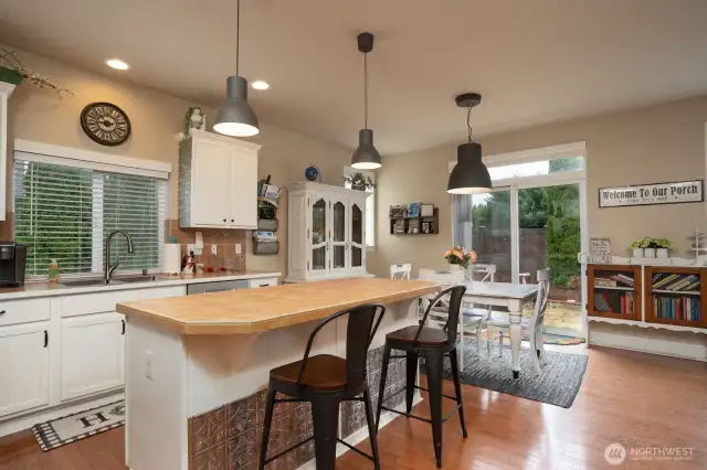 The heart of the home, connected to it all.