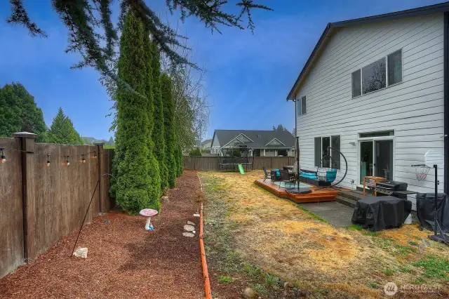 Nice corner sized lot.