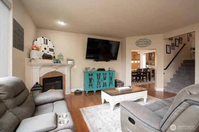 Living room to sit back and relax in!