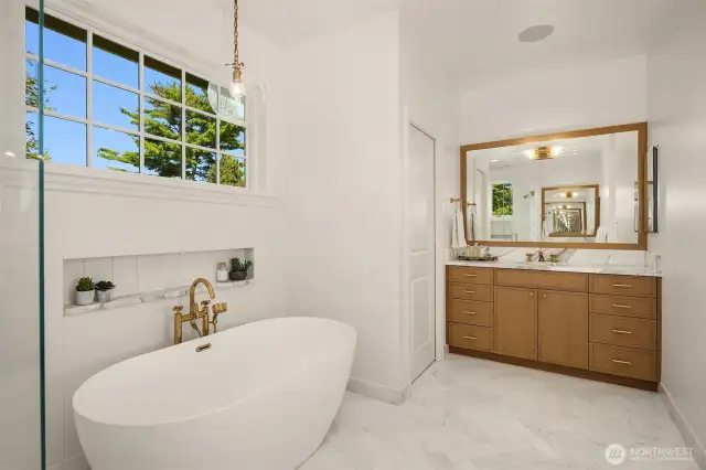 Separate vanities