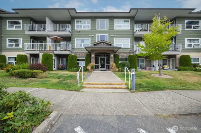 Front of building