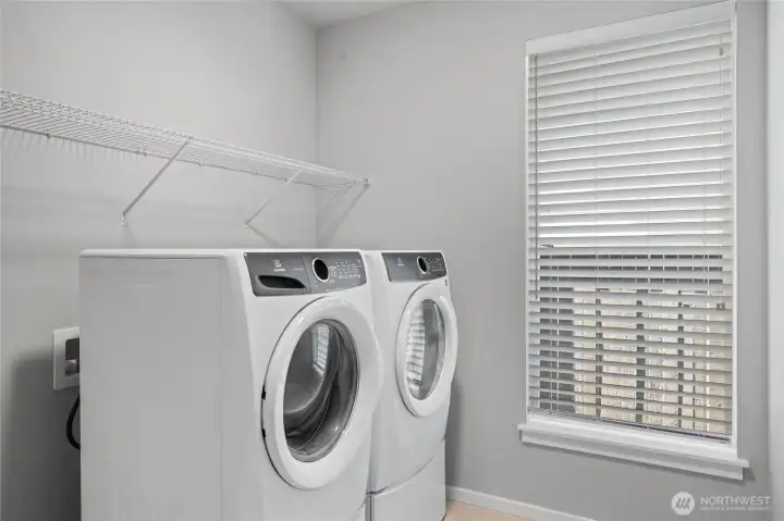 Main floor utility room