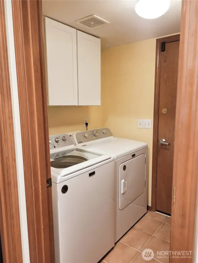 Washer and dryer stay with the home!