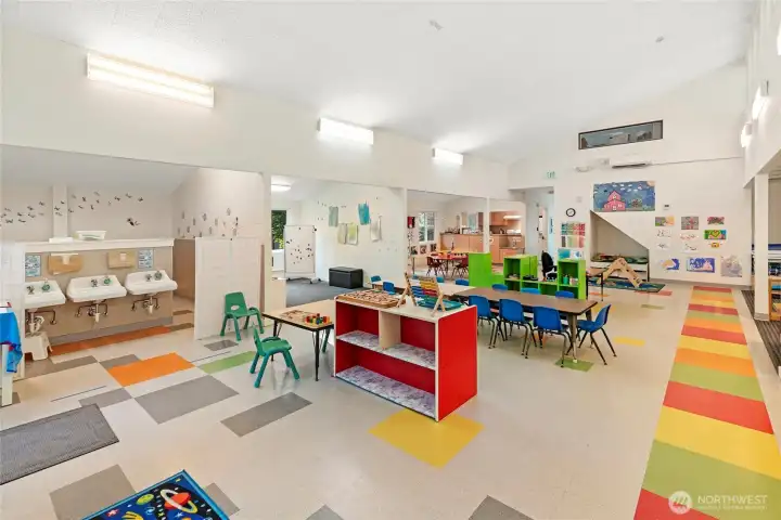 Designed and built for day care and preschool activities in mind.